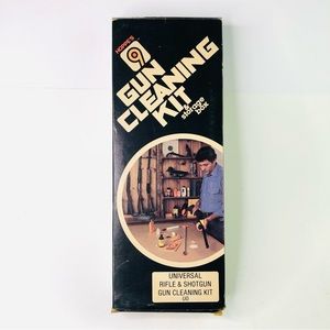 Hoppe's 9 Universal Rifle Shotgun Blackpower Hand Gun Cleaning Kit storage Box